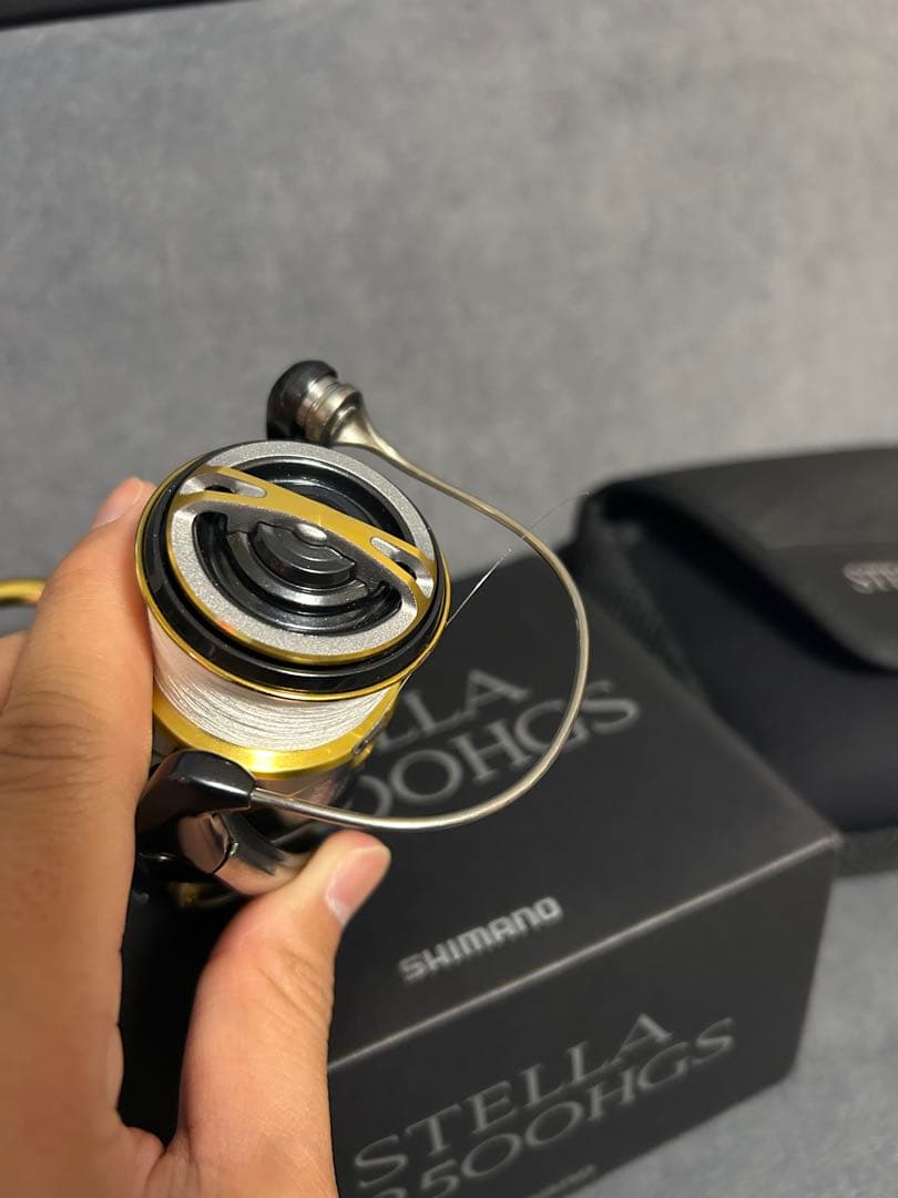 釣りのやま　シマノ　14 ステラ　C2500HG 花梨ノブ