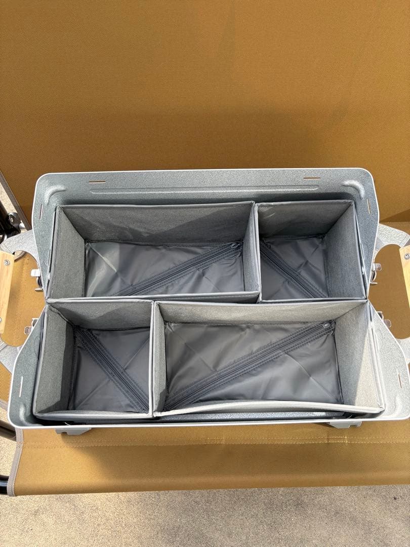 スノーピーク　シェルフコンテナ25 【間仕切りSKUBBセット】