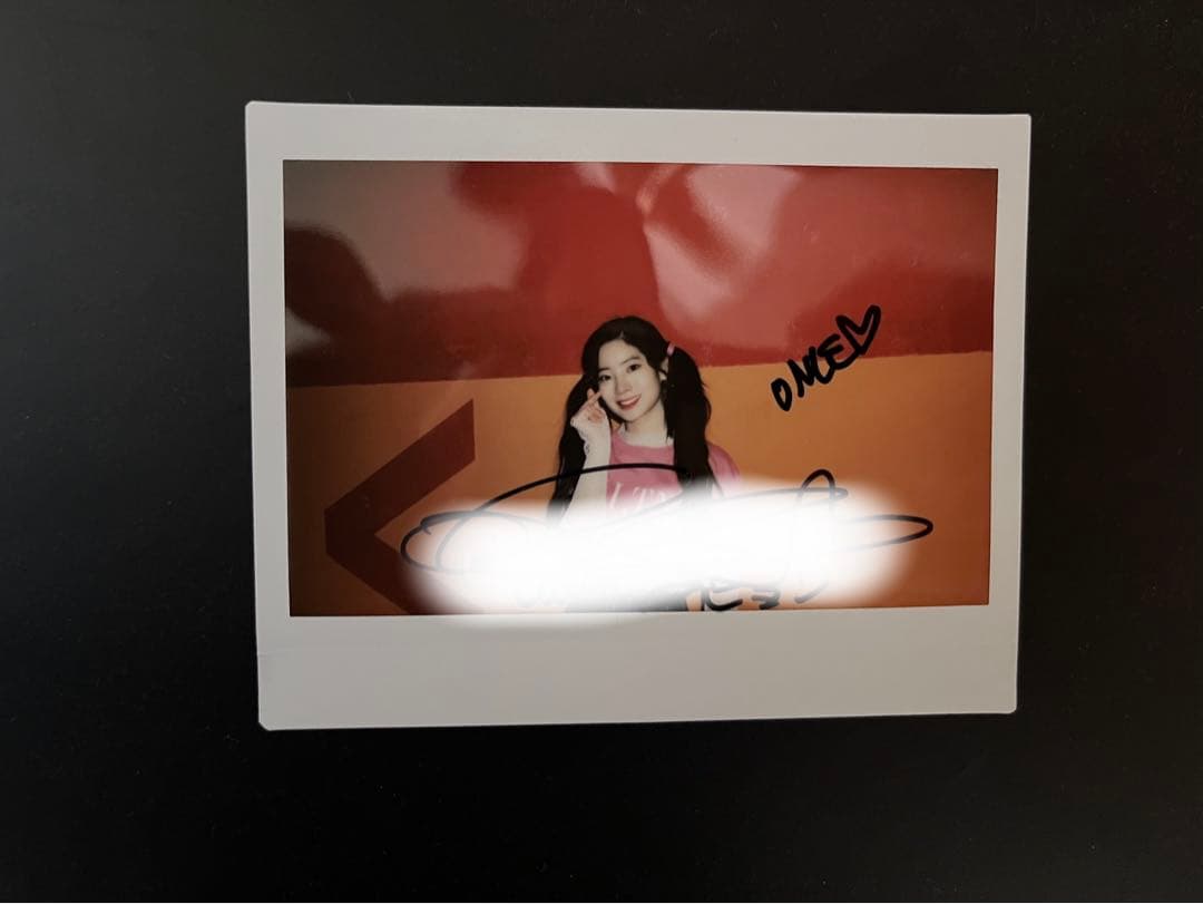 TWICE ダヒョン　直筆サインチェキ