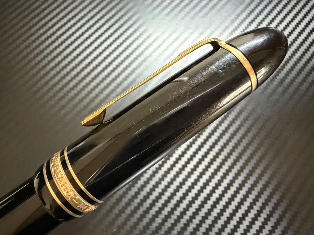 美品 モンブラン マイスターシュテュック 149 14C 3帯 F 細字 万年筆