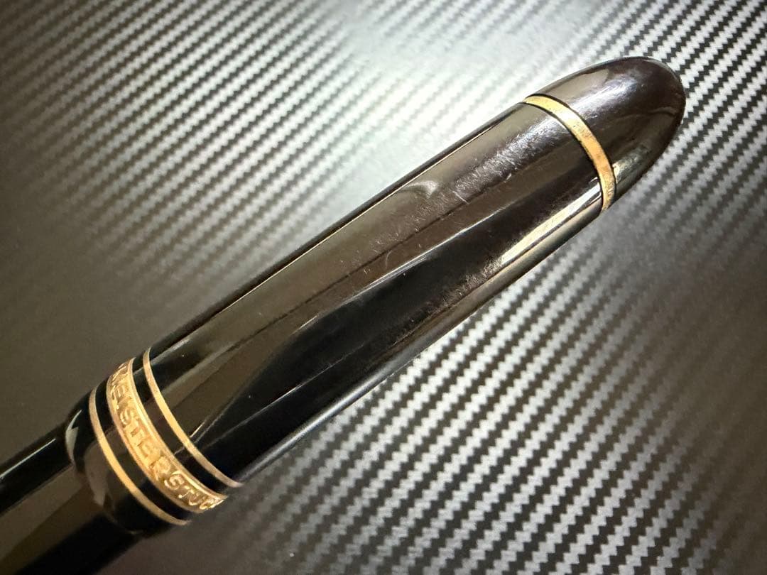 美品 モンブラン マイスターシュテュック 149 14C 3帯 F 細字 万年筆