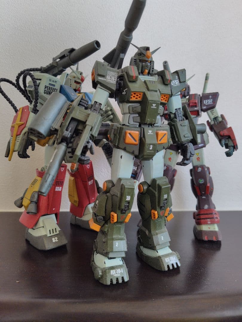 完全塗装版　完成品　3点セット　MG ザクI　全種類 コンプリート　旧型ザク