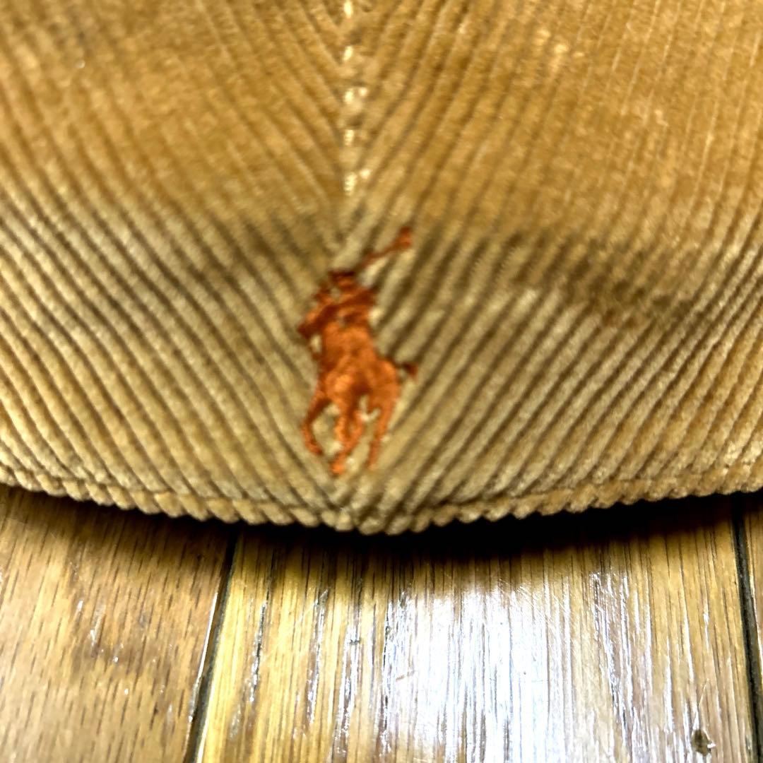 PoLo ラルフローレン　ハンチィン　ベージュ色　コーデュロイ