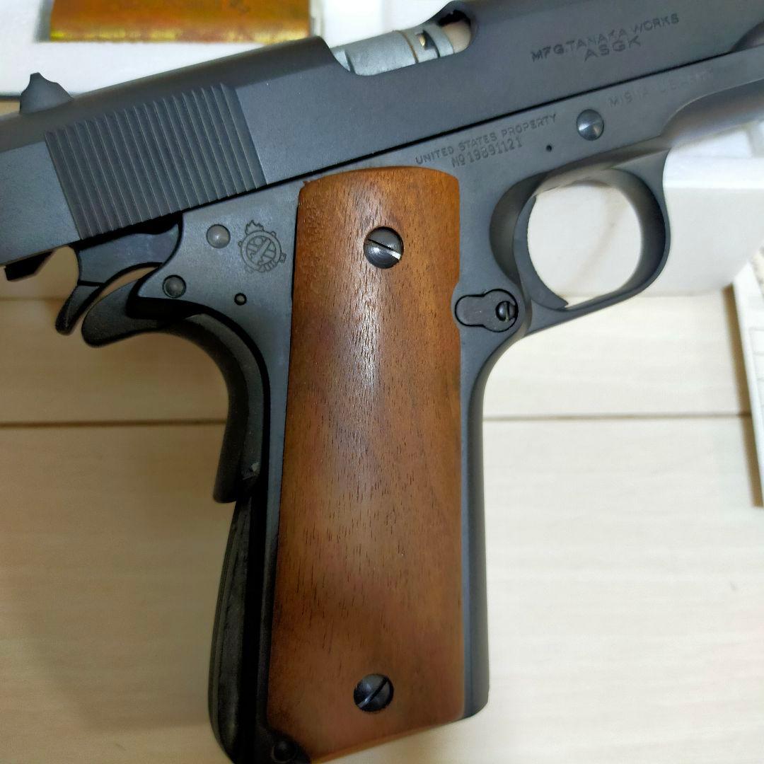 超希少1989年　タナカワークス　コルトガバメントM1911-A1木製グリップ版