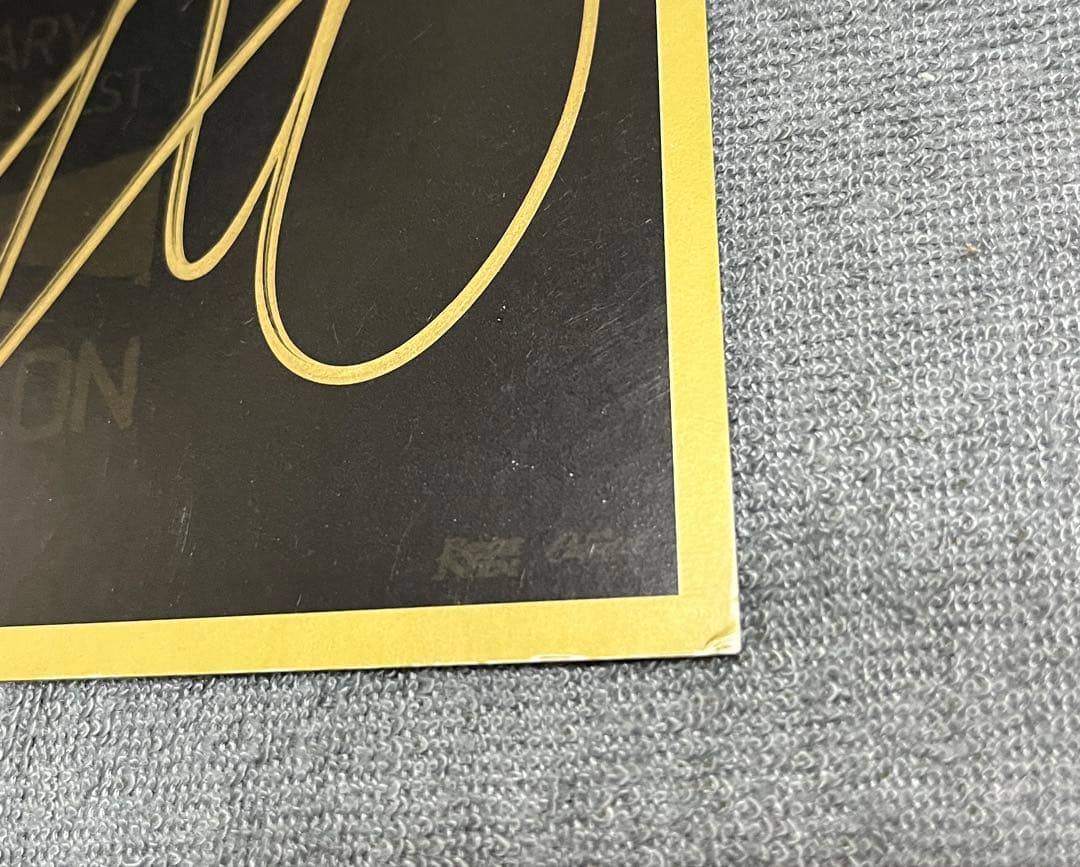 氷室京介 直筆サイン色紙 20th anniver. JUST MOVIN ON