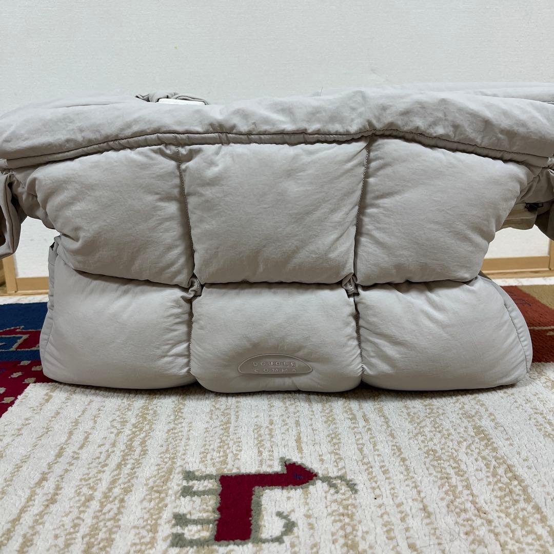 DOUBLE COMMA スリングバッグ グレー