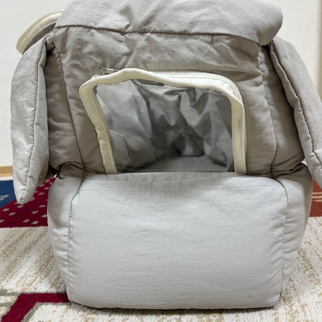 DOUBLE COMMA スリングバッグ グレー