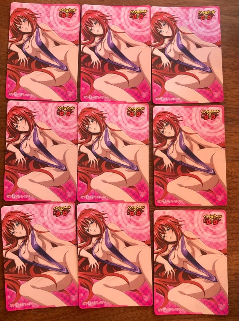 美少女モバゲー　ハイスクールdxd リアス・グレモリー　プロモカード　コミケ