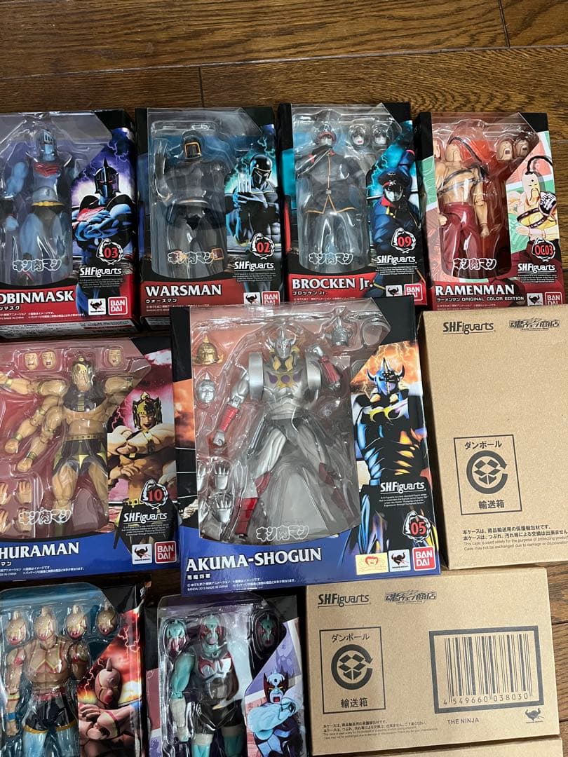 s.h. figuarts フィギュアーツ キン肉マン セット 17点