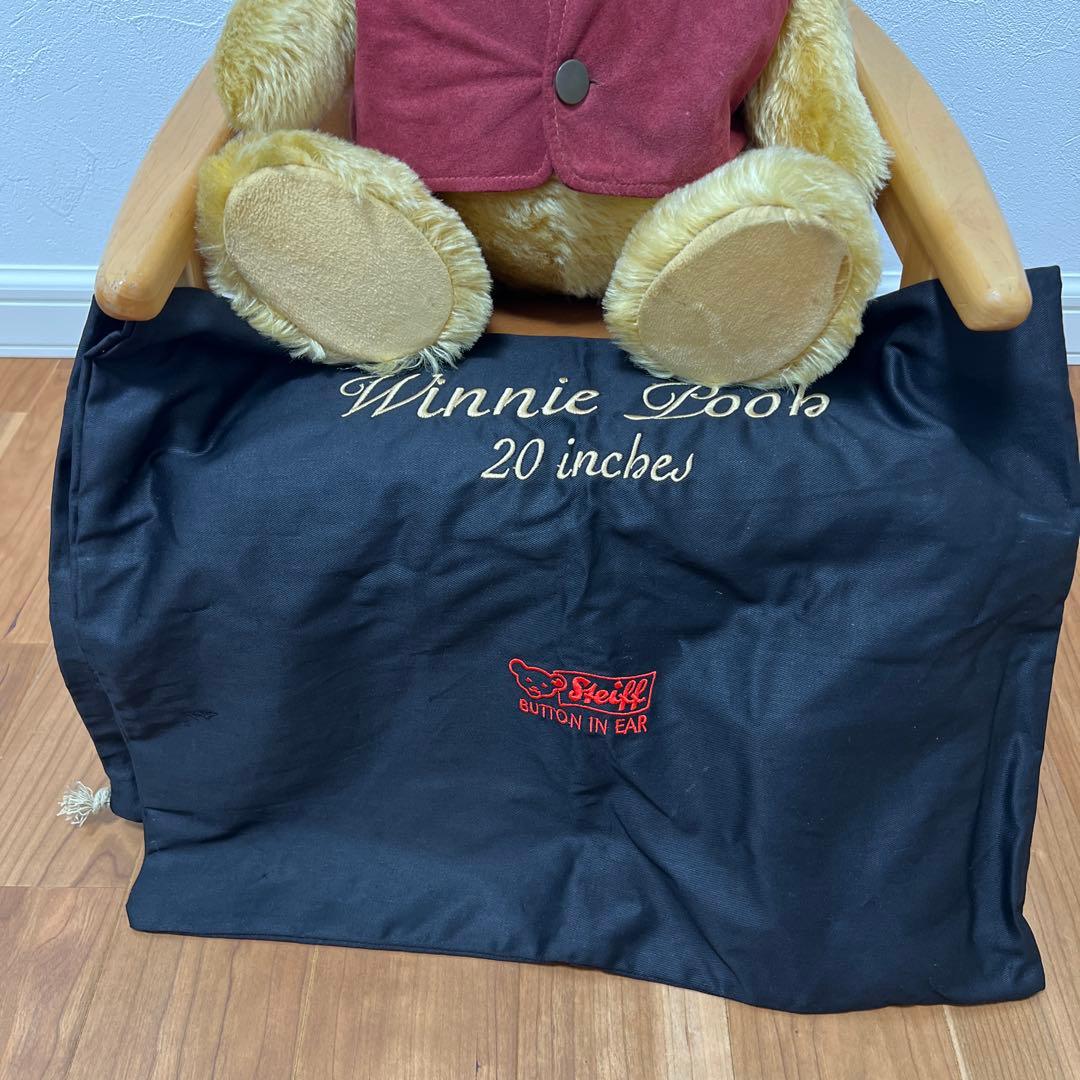 Steiff シュタイフ　Winnie Pooh ぬいぐるみ くまのプーさん