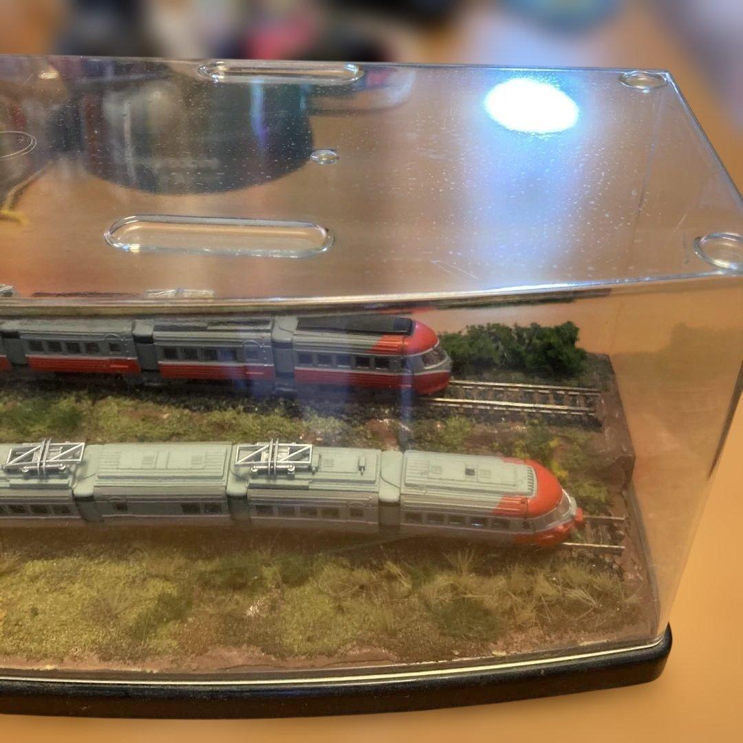 小田急ロマンスカー3000系Nゲージ鉄道模型 ジオラマ