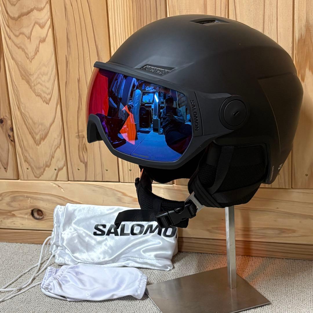 【美品】サロモン ヘルメット PIONEER LT VISOR