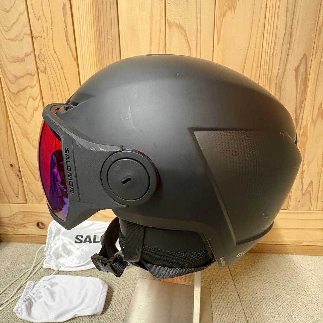 【美品】サロモン ヘルメット PIONEER LT VISOR