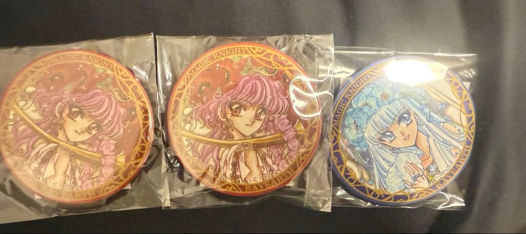 くじ引き堂 魔法騎士レイアース 缶バッジ