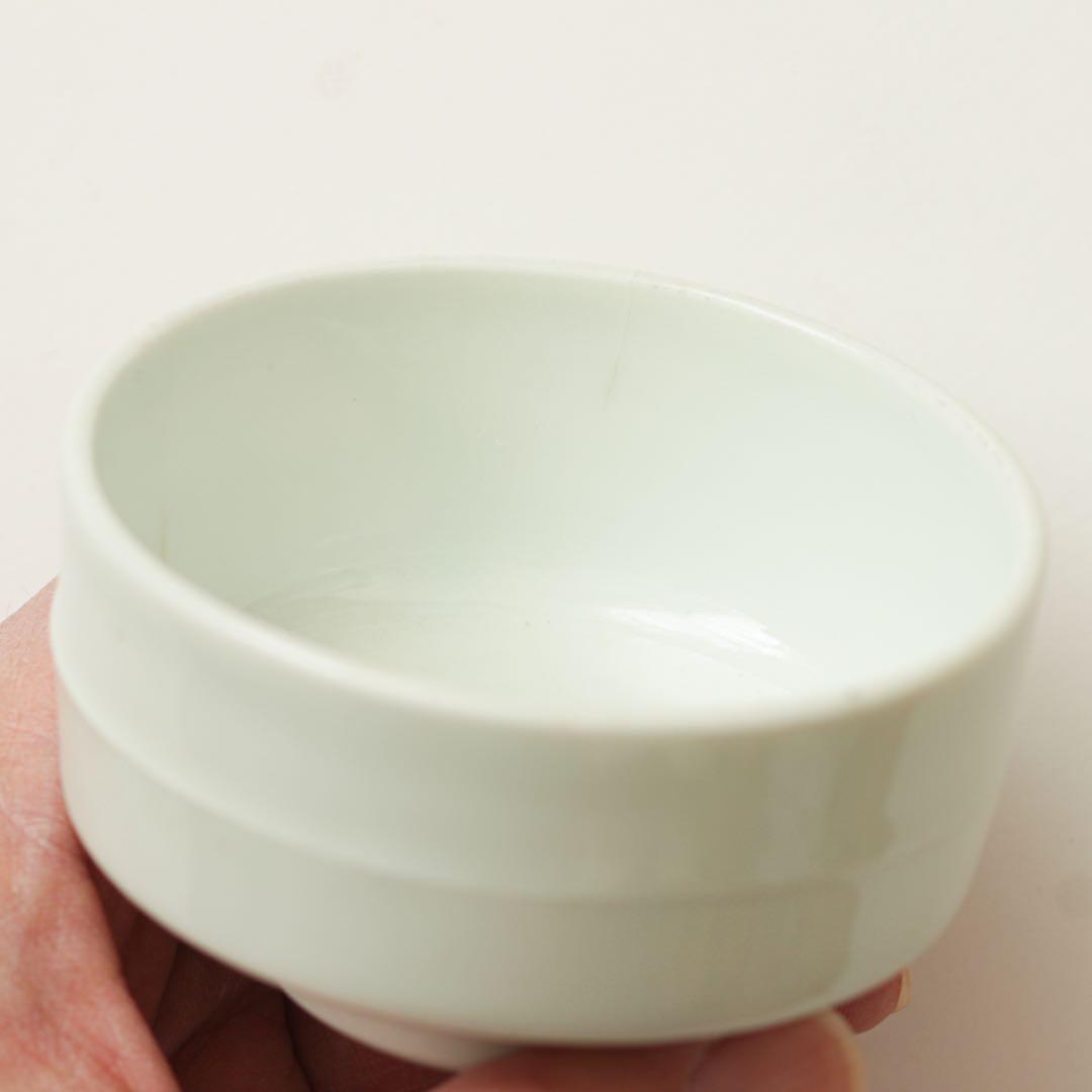 古伊万里　伊万里　江戸　胴紐　半筒　白磁　猪口　酒器　【おまけ付き】