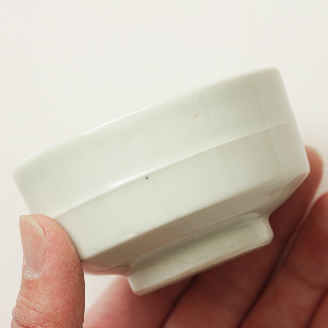 古伊万里　伊万里　江戸　胴紐　半筒　白磁　猪口　酒器　【おまけ付き】