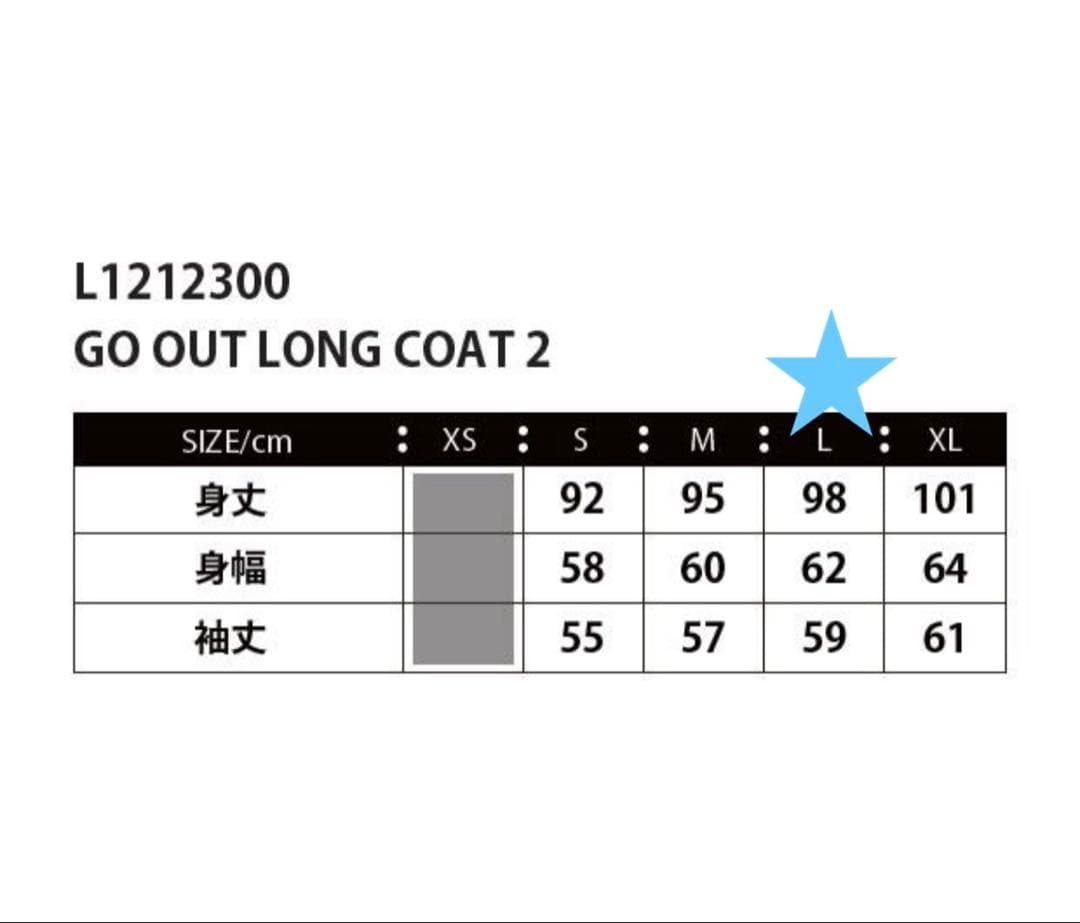 最終値下⭐︎新品同様美品☆LUZeSOMBRA ⭐︎ベンチダウンコートLサイズ