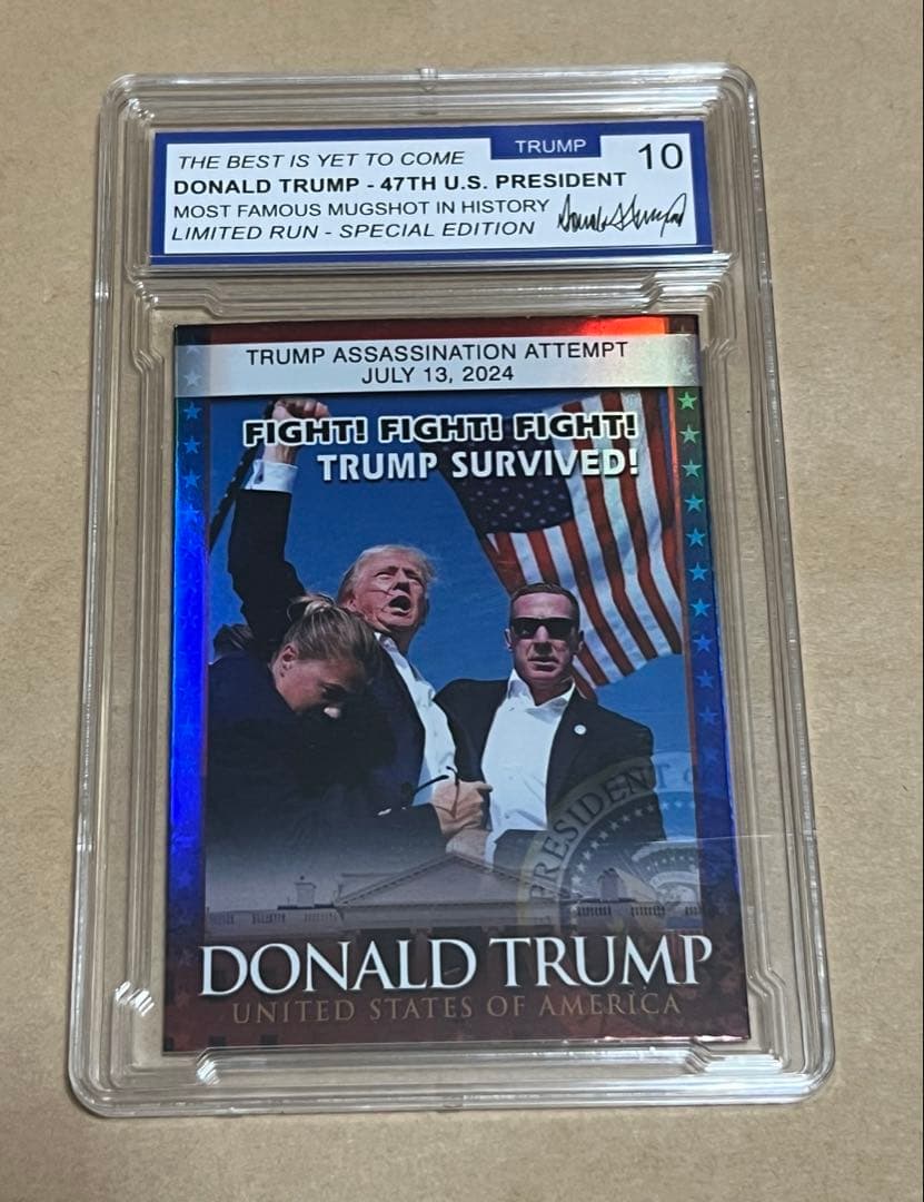 ドナルド・トランプ　ケース入り トレーディングカード