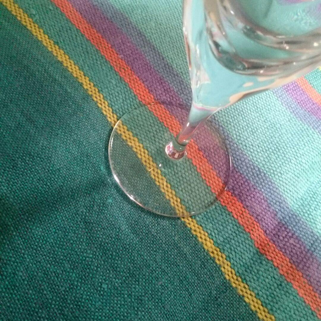 ドーム、ナンシー。Franceアンティーク、4客crystalワイングラス