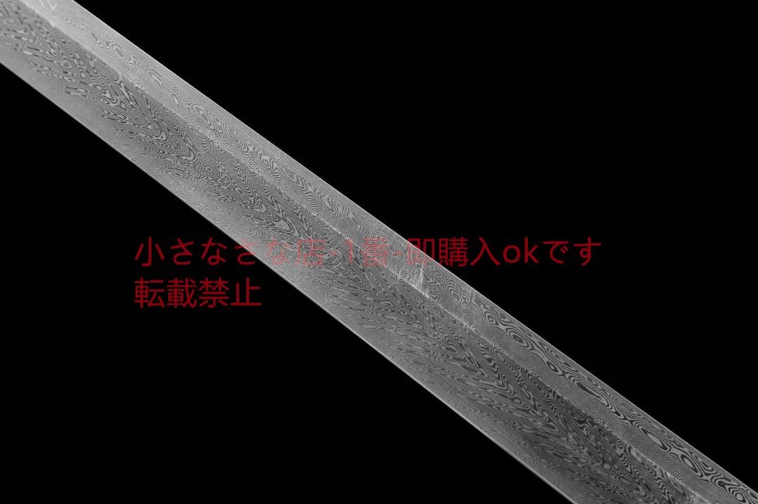唐雲環首唐横刀百錬文紋鋼鳳尾紋 古兵器 武具 刀装具 日本刀 模造刀 居合刀