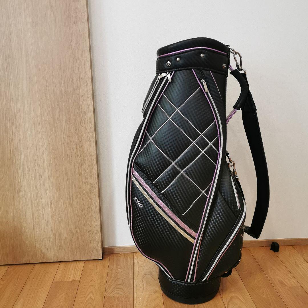 XXIO ゴルフバッグ ブラック/ピンク　レディース