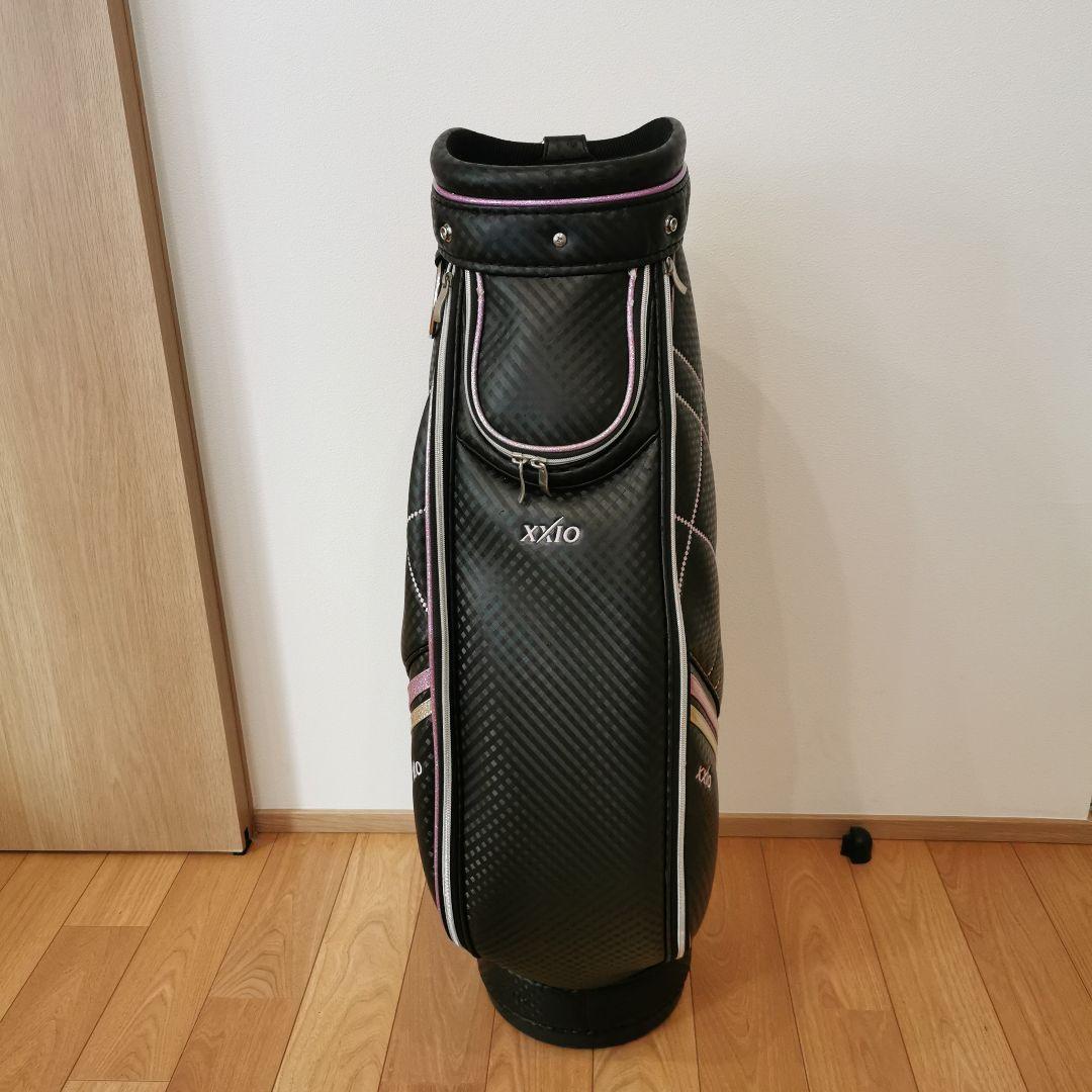 XXIO ゴルフバッグ ブラック/ピンク　レディース