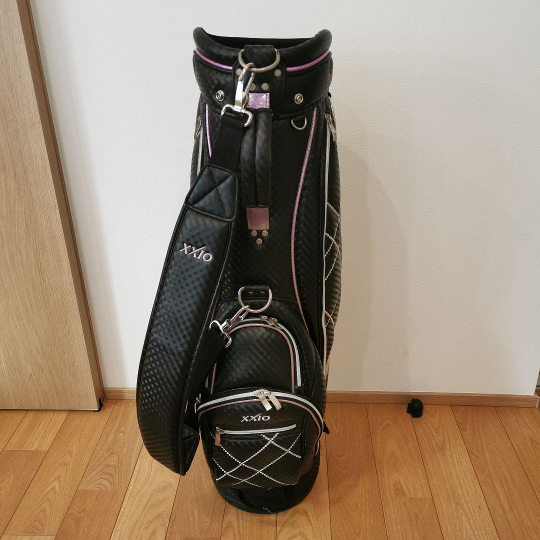 XXIO ゴルフバッグ ブラック/ピンク　レディース