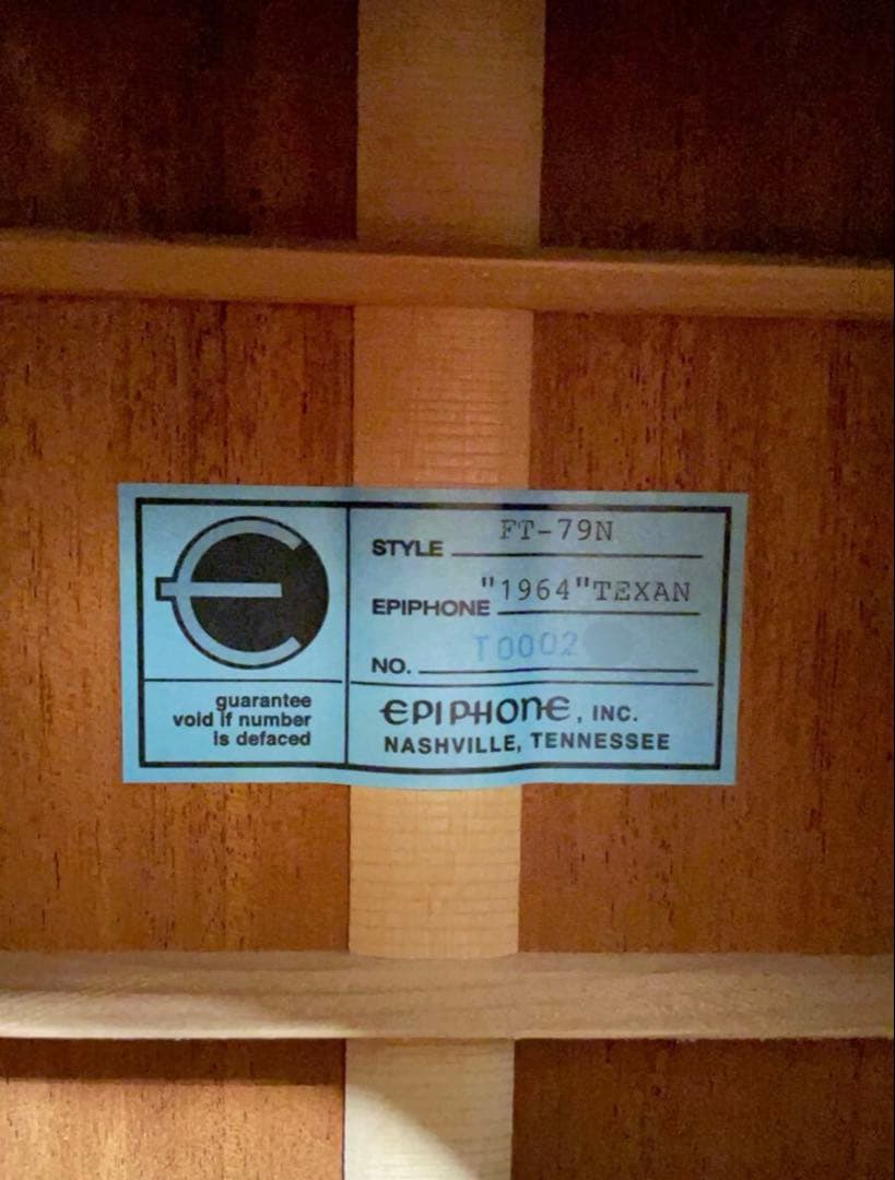 Epiphone 1964 TEXAN 寺田楽器製