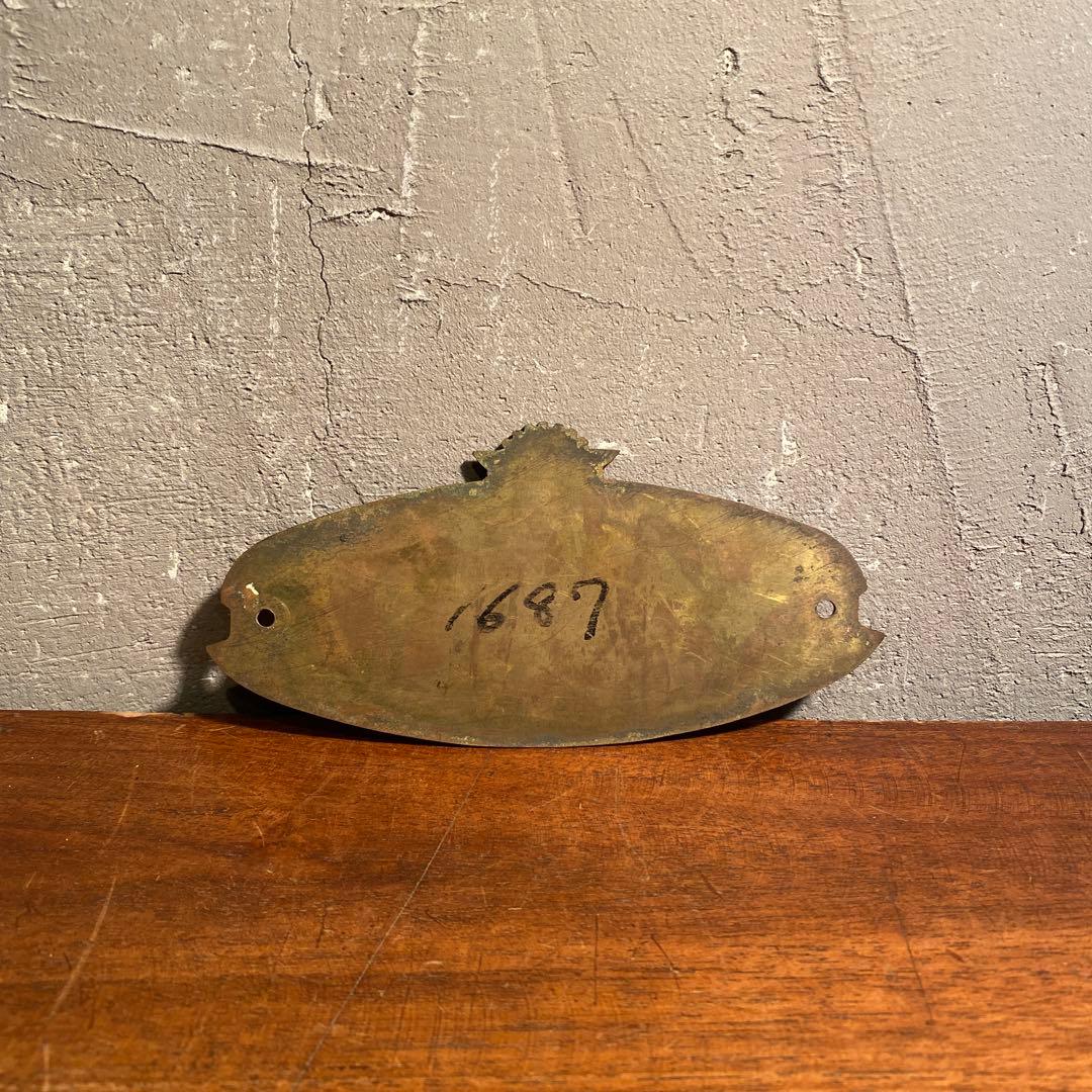 稀少 東急車輌 銘板 銅板プレート 昭和30年 骨董品 壁掛け 置物