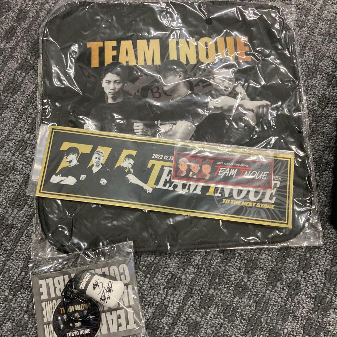 未使用品　井上尚弥 ネリ戦 後援会Tシャツ XLサイズ　その他グッズセット