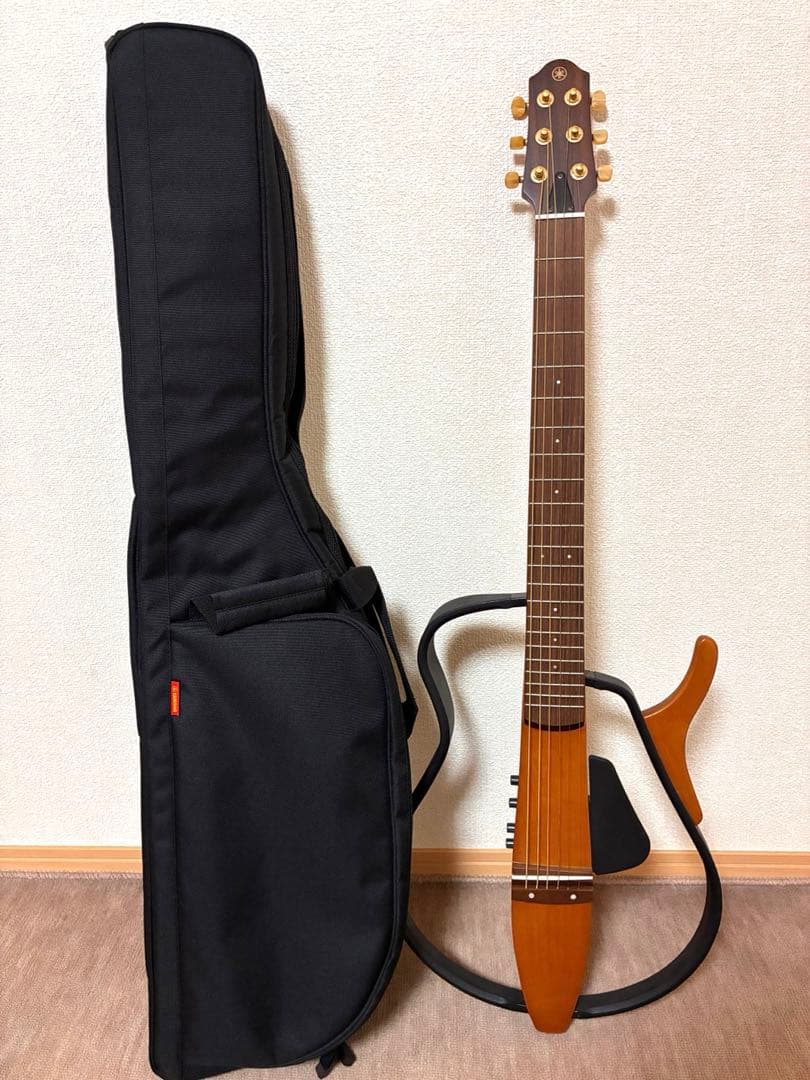【YAMAHA SLG110S】サイレントギターセット ソフトケース付き【美品】