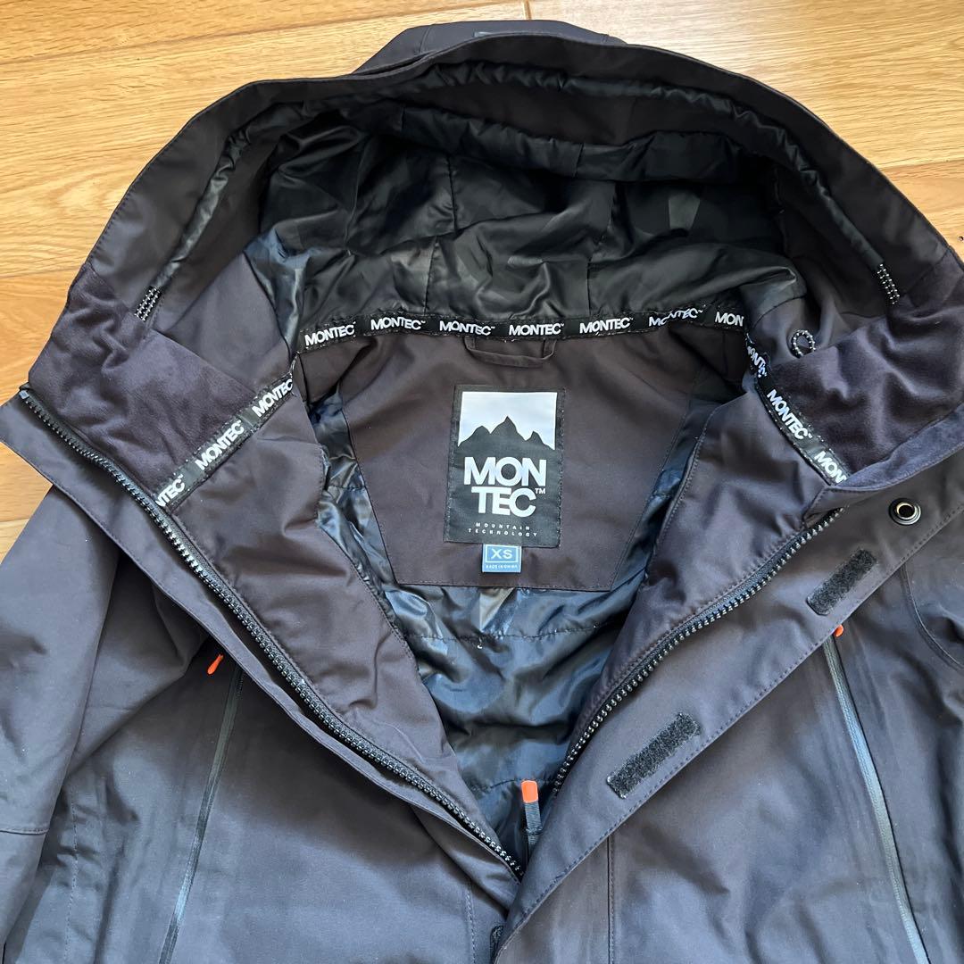 MONTECスノボジャケット XS ブラック