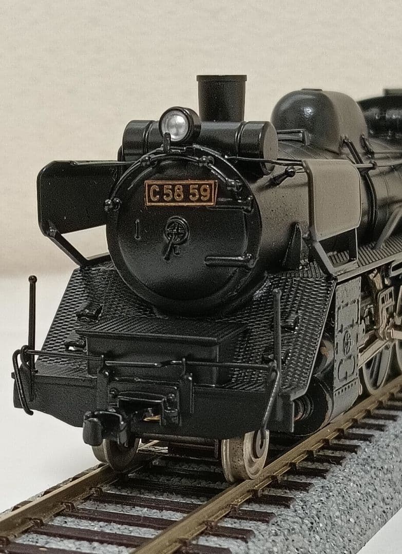 HOゲージ 宮沢模型 Ｃ58門デフ蒸気機関車、メンテナンス済