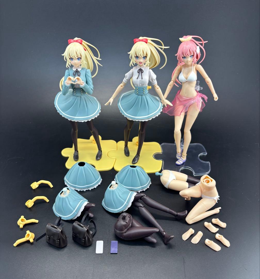 【組立済み】創彩少女庭園 佐伯 リツカ3体まとめ売り