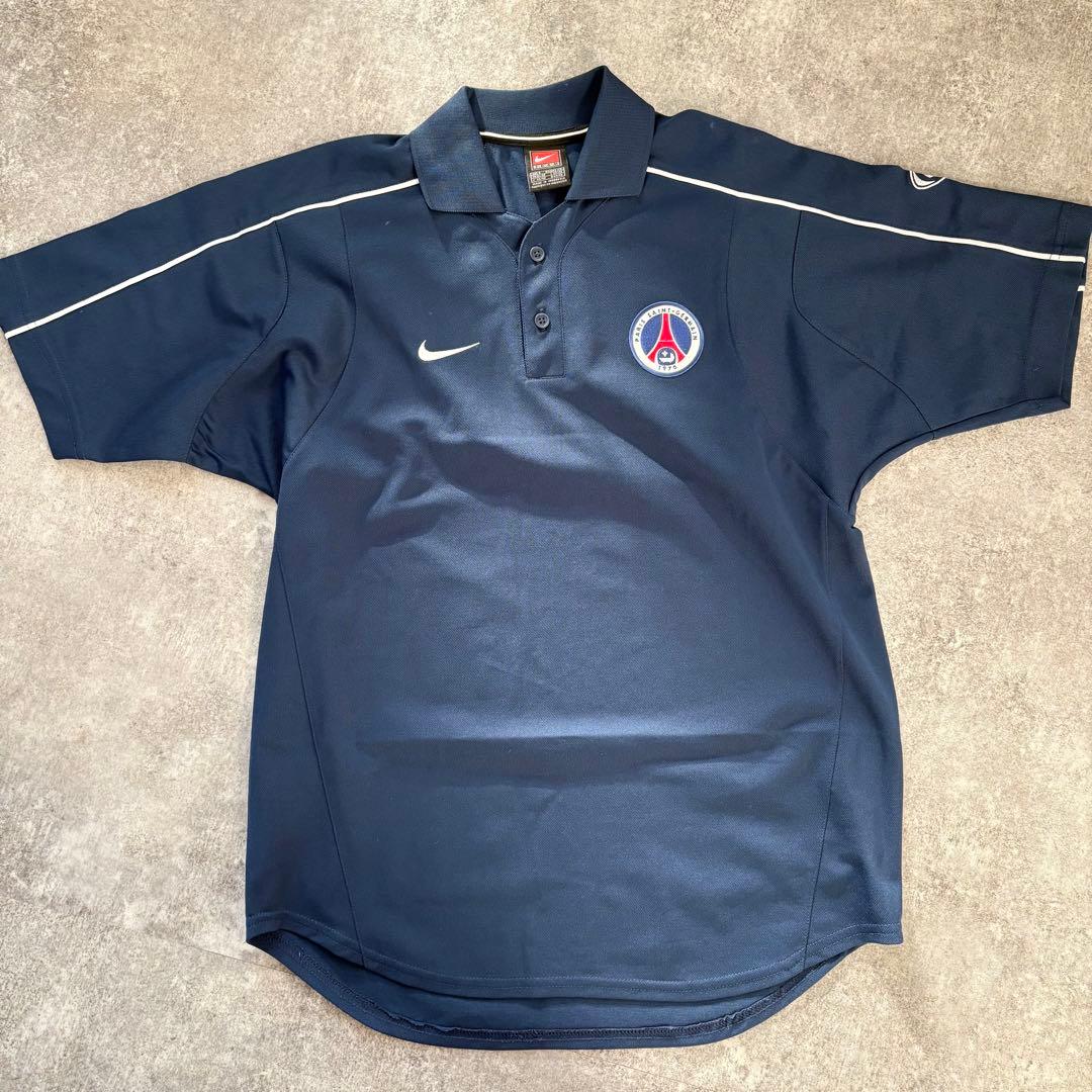 【入手困難】90s 01-02 パリ・サンジェルマンFC Nike ポロシャツ