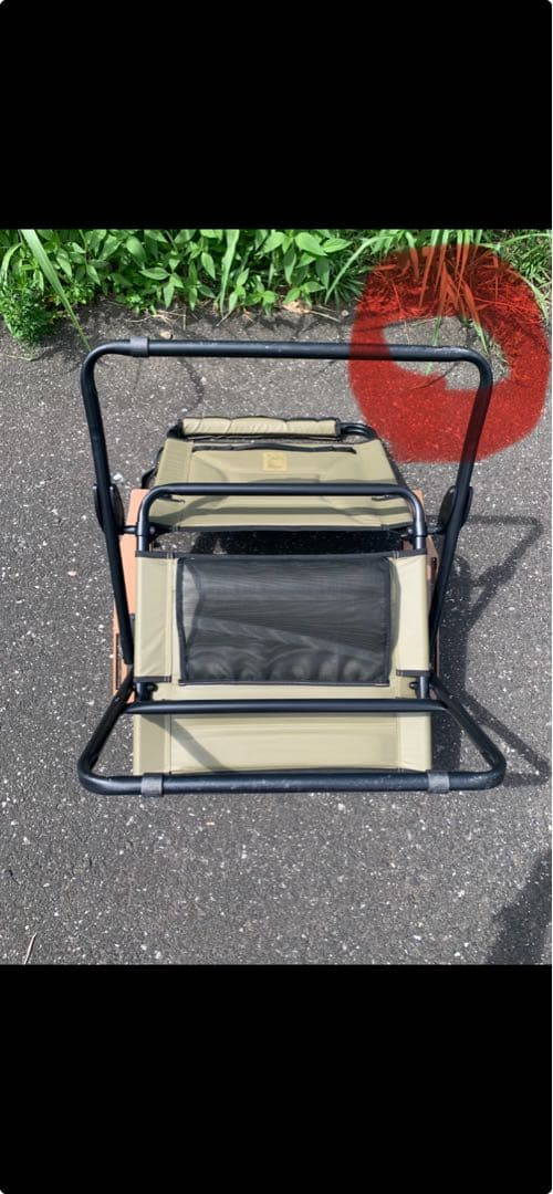 アッソブ ローバーチェア 2脚セット カーキ