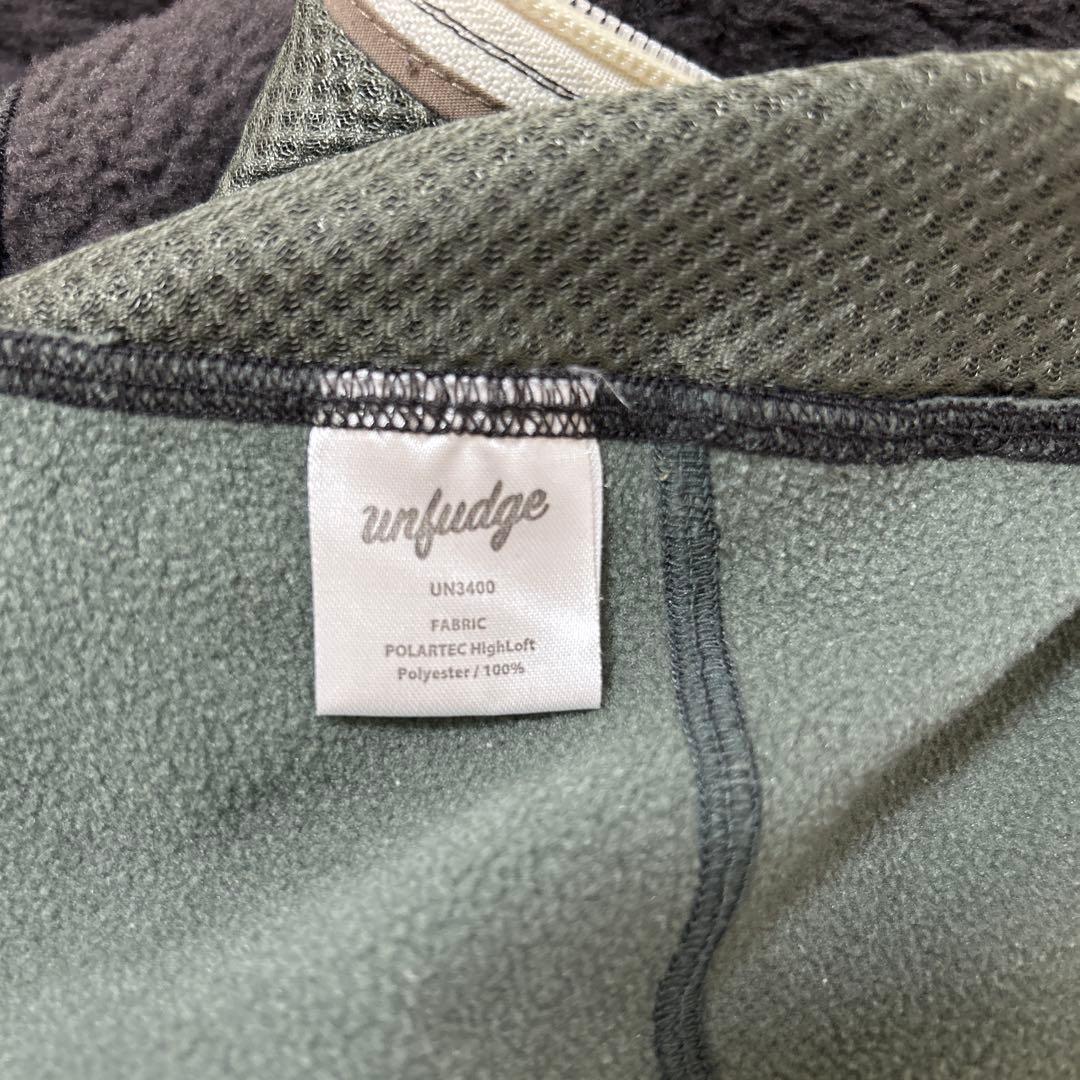 unfudge アンファッジ UN3400 M チャコール フリース