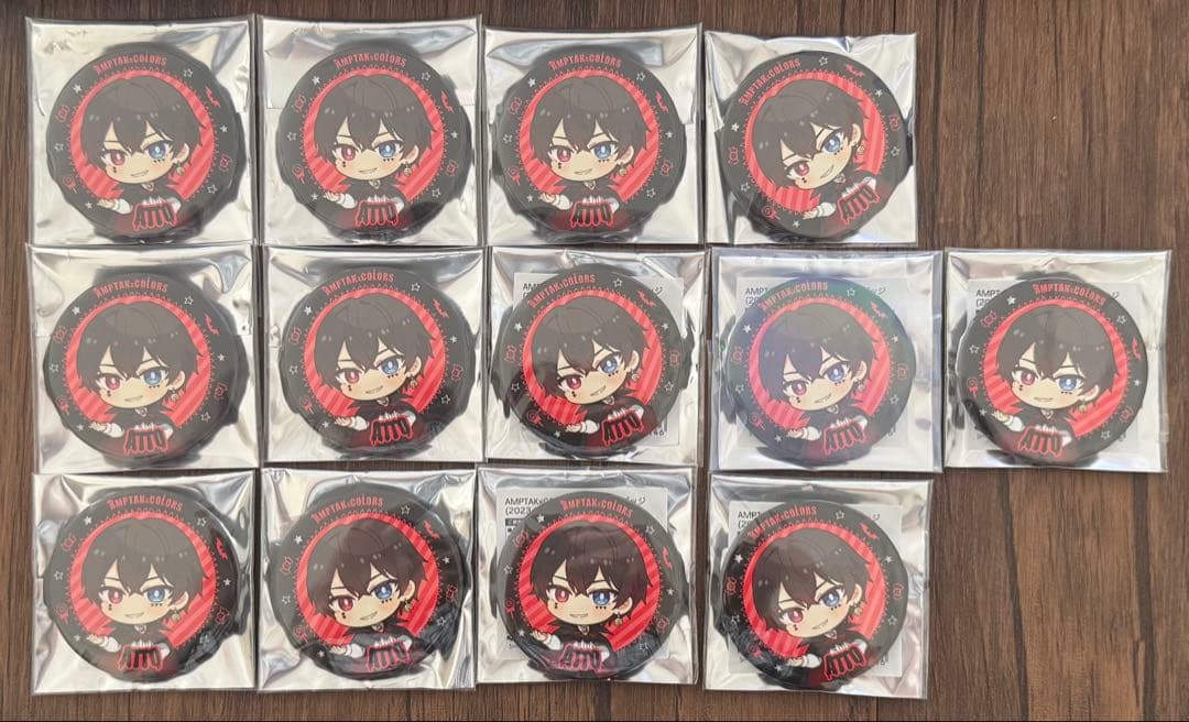 AMPTAK×COLORS 2023ハロウィン 缶バッジ あっと デフォ