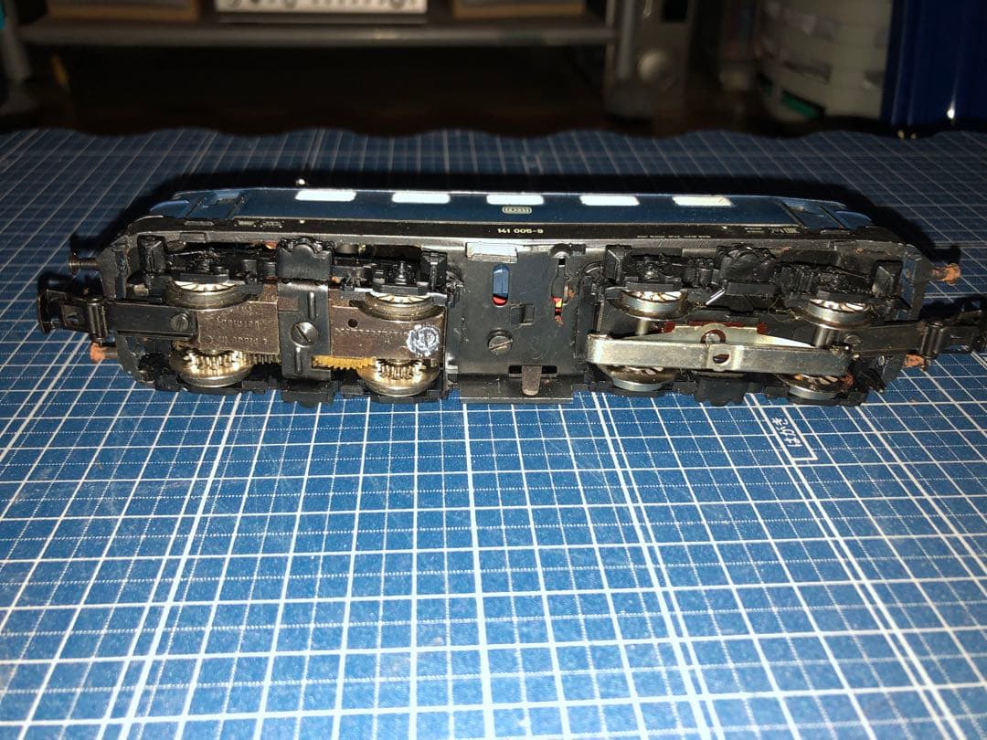 動作未確認】メルクリンHO3034電気機関車E41＋貨車2両＋トランス+3029