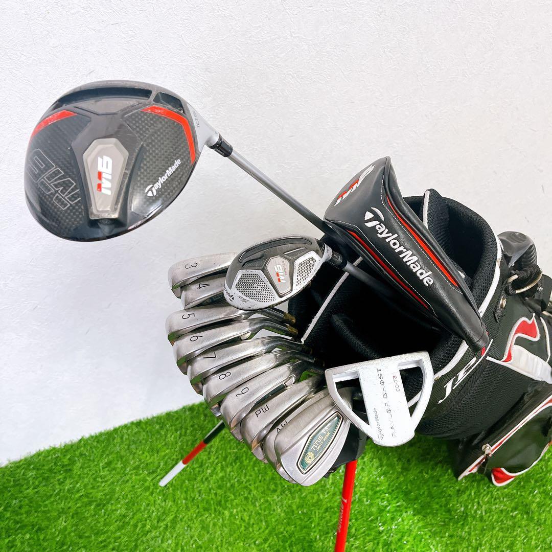 初心者向け　軽量　M6ドライバー＆UT入り　やさしいRフレックス11本セット