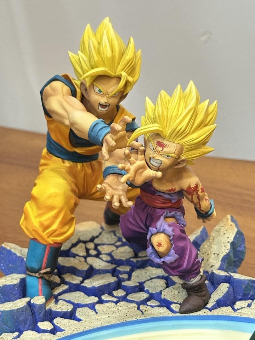 ドラゴンボール 孫悟空＆孫悟飯 かめはめ波 プルービー ジオラマ 国内正規品