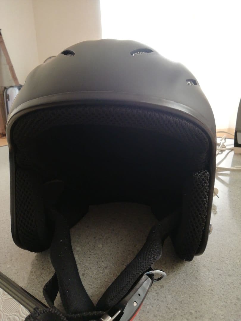 EMUSI マットブラック ヘルメット