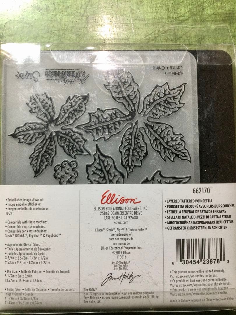 激レア　初回限定品　tim holtz ティムホルツ　シジックス　花662170