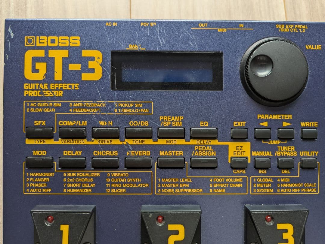 BOSS GT-3 ギター用マルチエフェクター
