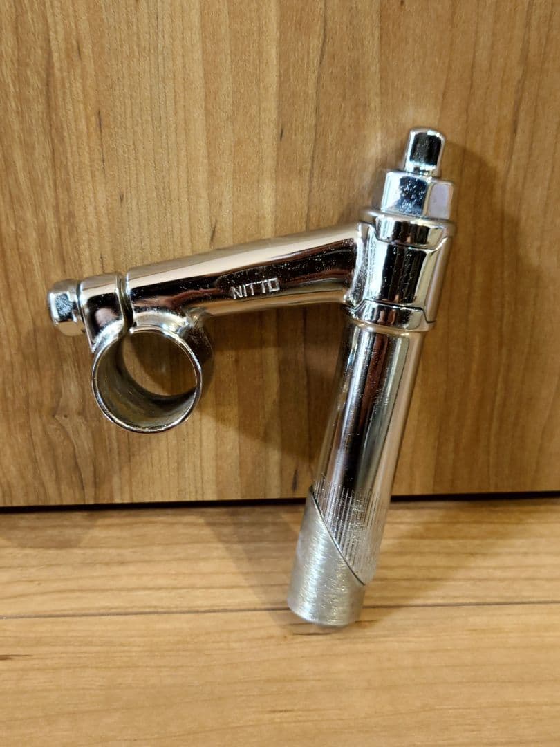 貴重なNITTO 天返し鉄ステム 旧車ピストに