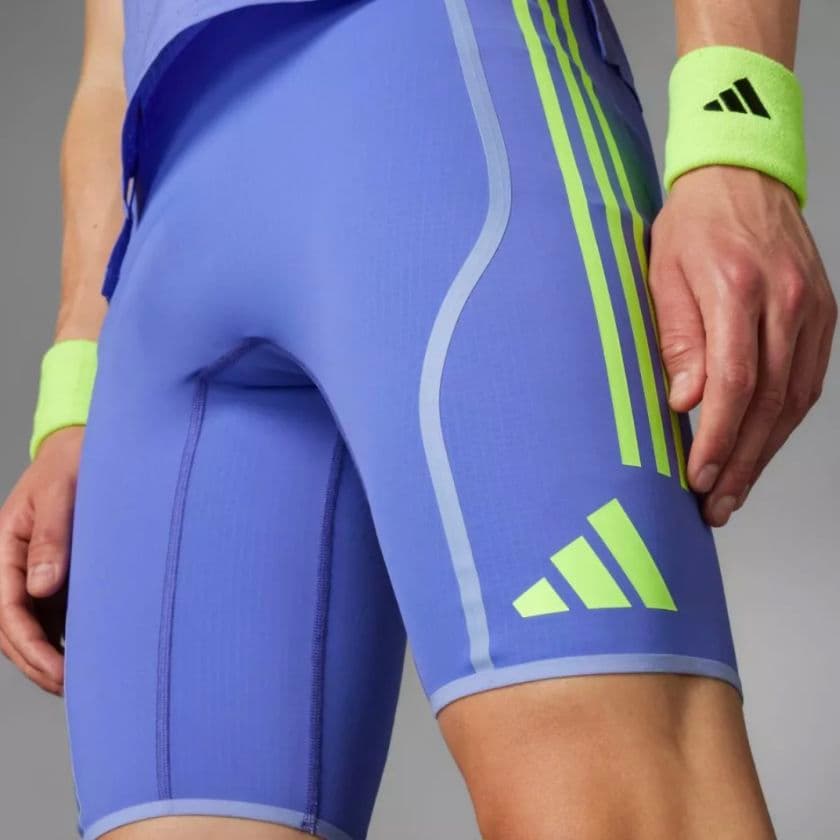 ■adidas ADIZERO Pro Elite ショートタイツ 紫M■