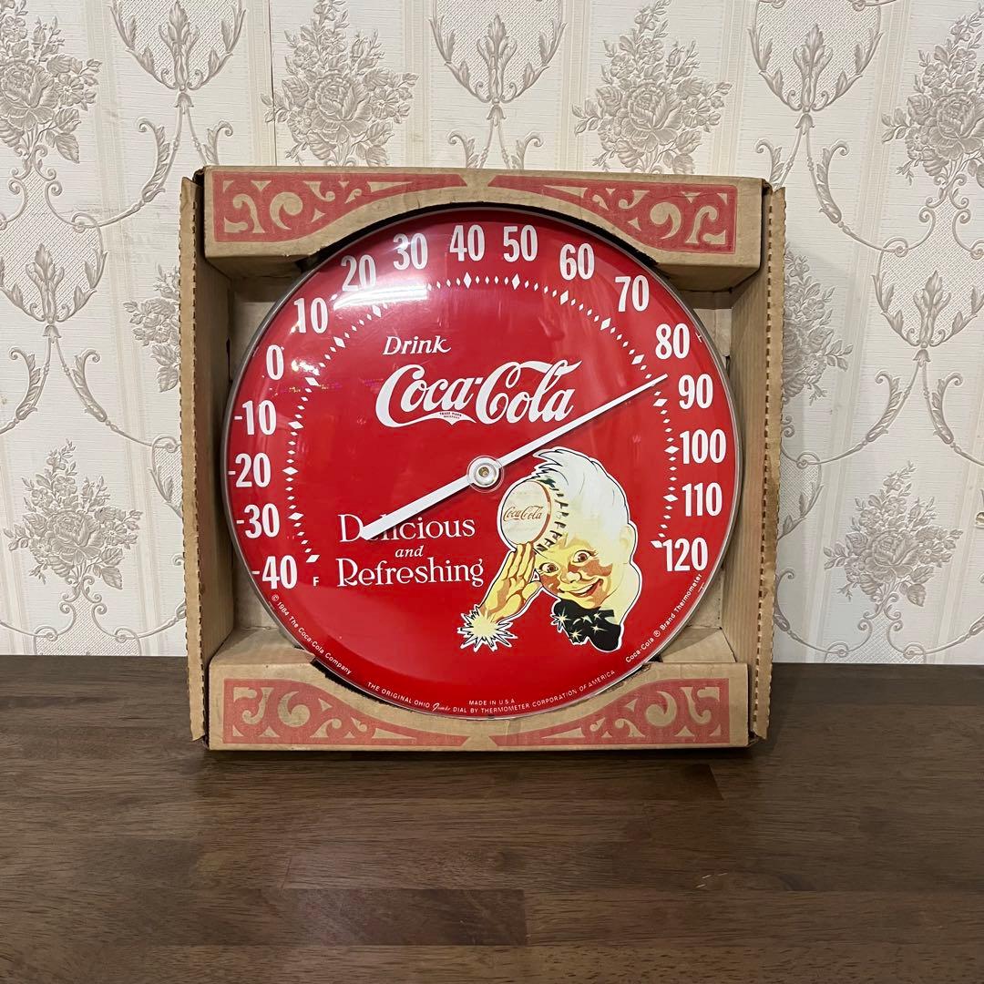 【アンティーク】コカ・コーラ サーモメイター 温度計 アメリカン雑貨 ビンテージ