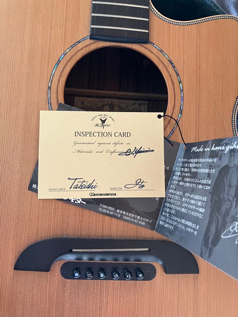 K.Yairi WY-1 Reissue エレアコ ギター 純正ケース付