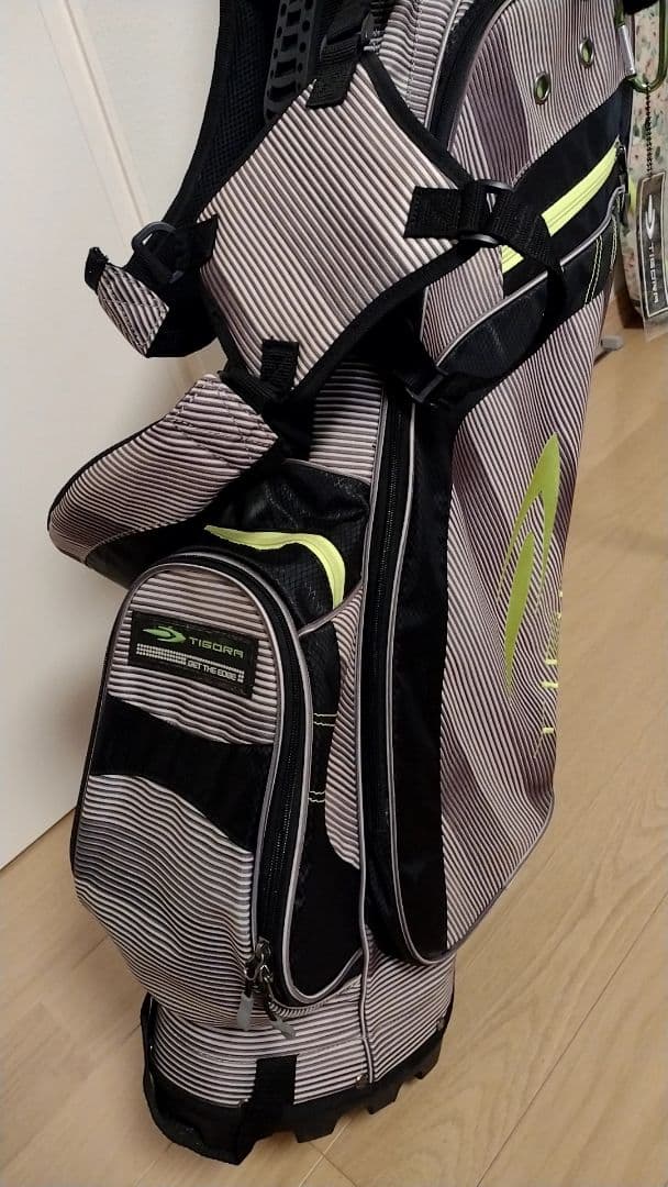 ヒロ　　TIGORA　ゴルフキャディバッグ　スタンド付き