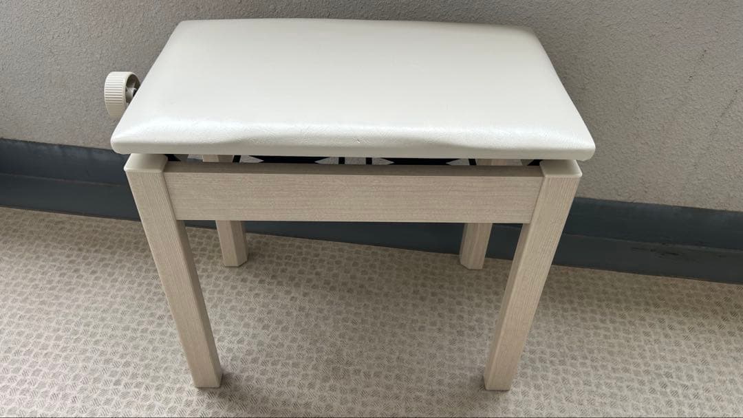 YAMAHA電子ピアノ YDP-163 高さ調整可能 ピアノベンチ ホワイト